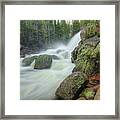 Horizontal Alberta Falls Framed Print