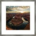 Horseshoe Bend Framed Print