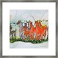 Horsing Around #6 Framed Print