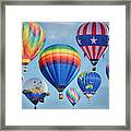 Hot Air Balloons Framed Print