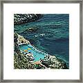 Hotel Taormina Pool Framed Print