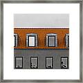 House And Lamp Framed Print