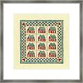 House Patchwork Framed Print