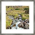 Iceland Waterfall Framed Print