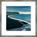Icelandic Beach Framed Print