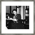 Ida Husted Of The National Woman Framed Print
