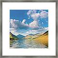 Idyllic English Lake District Landscape Framed Print