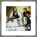 Illustration Of Joseph Lister Using Framed Print