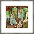In The Conservatory, Rivals Framed Print