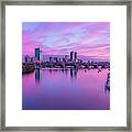 In The Pink Framed Print