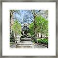 In The Spring At Rittenhouse Square - Philadelphia Framed Print