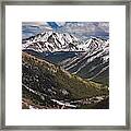 Independence Pass View 1 Wide Framed Print