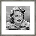 Ingrid Bergman Portrait Framed Print