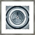 Inside The Steel Drum Of A Washing Framed Print
