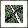 Interfaces And Interactions On The Tennis Court Framed Print