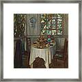 Interior With Samovar, 1914 Framed Print