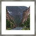 Into The Canyon Framed Print