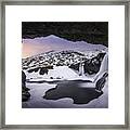 Into The Cave Framed Print