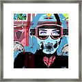 Introspection Blue Framed Print