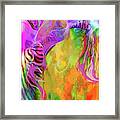 Iris Psychedelic Framed Print