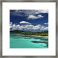 Islet Coral Lagoon Framed Print