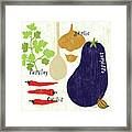 Italiano Eggplant Framed Print