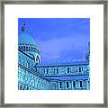 Italy, Pisa, Bapistry And Leaning Tower Framed Print