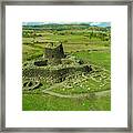 Italy, Sardinia, Sassari District, Torralba, Meilogu Historical Region, The Santu Antine Nuraghe, Also Called Sa Domo De Su Re Is One Of The Most Majestic And Important Nuraghi Framed Print