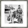 Jackie Cochran And Chuck Yeager, 1962 Framed Print