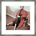 Jean Patchett Wearing Peck & Peck Framed Print