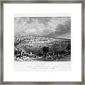 Jerusalem, Israel, 1841.artist Sam Framed Print