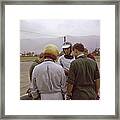 Jim Clark At The Austrian Grand Prix Framed Print