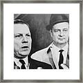 Jimmy Hoffa And Attorney Tommy Osborn Framed Print