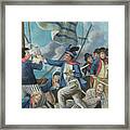 John Paul Jones Slaying Sailor On Board Framed Print