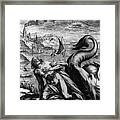 Jonah And Whale Framed Print