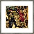 Juan De Juanes -1523-1579-. The Martyrdom Of Saint Stephen. 1562. Framed Print