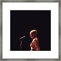 June Christy Performs At Newport Framed Print