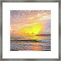 Juno Beach Pier Sunrise 2 Framed Print