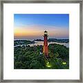 Jupiter Lighthouse Palm Beach County Florida Framed Print