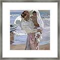 'just Out Of The Sea', 1915, Oil On Canvas, 130 X 155 Cm. Framed Print