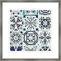 Kaleidoscope Tile Iii Framed Print