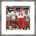 Kansas City Chiefs Offense Sports Illustrated Cover Framed Print