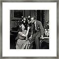 Katharine Hepburn And Van Heflin Framed Print