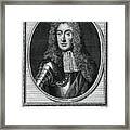 King James Ii Of England, 1787.artist Framed Print