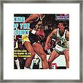 King Of The Court Kareem Leads Los Angeles To The Nba Sports Illustrated Cover Framed Print