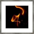 Kiss Of The Flame Framed Print