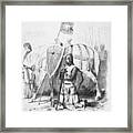 Knight From Second Crusade Praying Framed Print