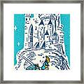 Knight Going To A Castle Framed Print