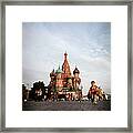 Kremlin And Red Square, Moscow, Russia Framed Print