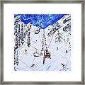 Kt-22 Chair Lift Squaw Valley Framed Print